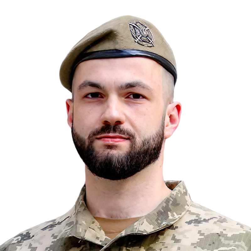 Віталій «Грива» Мамець — Український офіцер, командир батареї артилерійської розвідки 1-го окремого штурмового полку імені Дмитра Коцюбайла